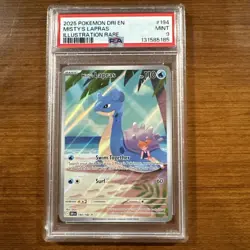 Pokemon Misty's Lapras 194/182 Destined Rivals Holo - PSA 9 - Image 1