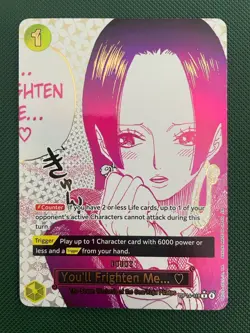 One Piece Card Game You’ll Frighten Me Op14-118 Alt Art - Image 1