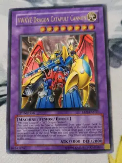 YUGIOH VWXYZ DRAGON CATAPULT CANNON EEN-EN031 1ST ULTIMATE NM LP+ - Image 1