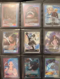 One Piece Binder Collection Lot - Alts, SEC, Alt Leaders, English With Some Jpn - Image 1