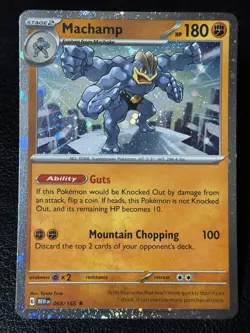 Machamp 068/165 Cosmos Holo - Sam's Club Exclusive Promo - Pokemon TCG: 151 - NM - Image 1