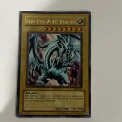 Yugioh Blue-eyes White Dragon Lob Foil Shift Lp - Image 1