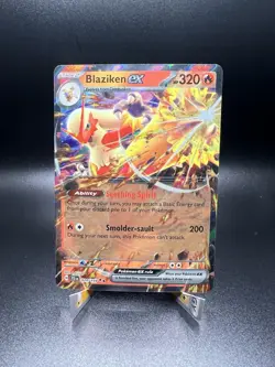 Pokemon Card Blaziken Ex 024/159 Ultra Rare Scarlet Violet Journey Together LP - Image 1