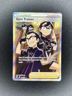 Gym Trainer - 191/195 - Pokemon Silver Tempest Sword & Shield Full Art Card NM - Image 1