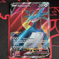 Pokemon Card Salamence V 185/189 Ultra Rare Darkness Ablaze Near Mint - Image 1