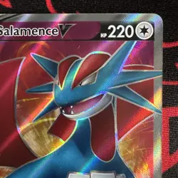 Pokemon Card Salamence V 185/189 Ultra Rare Darkness Ablaze Near Mint - Image 4