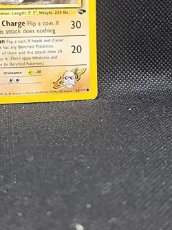 BLAINE'S RHYHORN - 65/132 - Gym Challenge - Pokemon Card - Regular LP/NM - Image 4