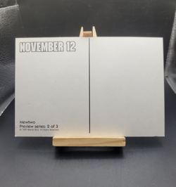 1999 Pokemon The First Movie 2 of 3 Warner Bros. Post Card NM-M Mewtwo Art - Image 2