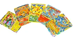 Pokemon Card Lot (5 Cards) Mega Charizard EX Pikachu Full Art Holo Novelty - Image 1