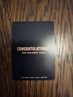 Pokemon Celebratory Fanfare Ace Trainer Insert Card Promo 2025 English - Image 3