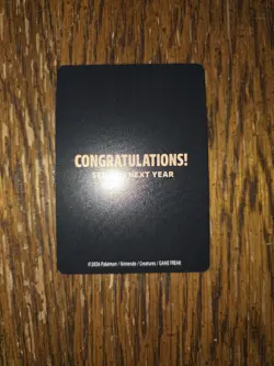 Pokemon Celebratory Fanfare Ace Trainer Insert Card Promo 2025 English - Image 4