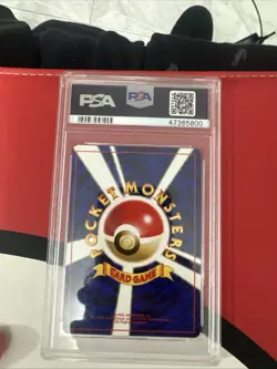 1996 Pm Japanese Basic Hitmonchan #107 Holo Base Set Pokemon Card PSA 9 Mint - Image 2