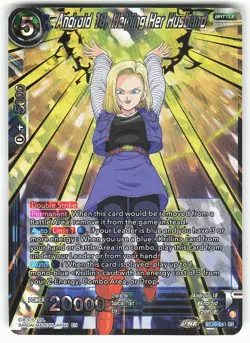 Android 18, Helping Her Husband BT20-041 SR Dragon Ball Super Card - Image 1