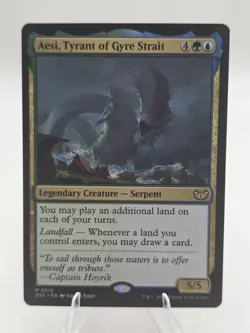 Aesi, Tyrant of Gyre Strait Commander: Duskmourn: House of Horror Regular - Image 1