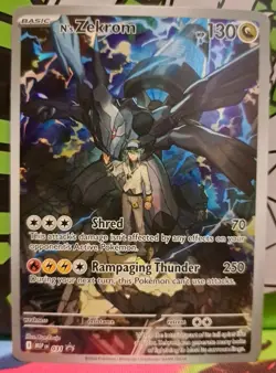 Pokemon TCG N’s Zekrom #031 Black Star Promo Full Art Ascended Heroes Promo NM/M - Image 1