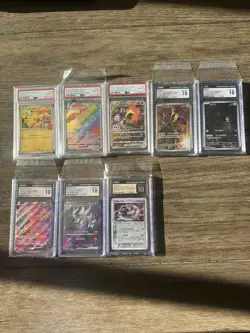 Pokemon Card Collection! Includes Slabs Includes Binder - Image 3
