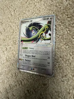 Pokemon Rayquaza EX 039 Nintendo Promo Holo 100 HP English 2006 Heavy Play - Image 2