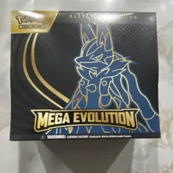Pokemon TCG Mega Evolution Elite Trainer Box Lucario 2025 English - Image 1