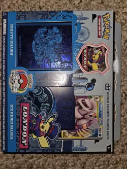 Pokemon 2022 World Championship Deck: Rikuto Ohashi (Ice Rider Palkia) 820650852206 - Image 1