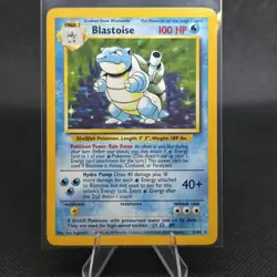 Pokemon TCG - Blastoise - 2/102 - Holo Rare - Base Set Unlimited [Light Play] - Image 2