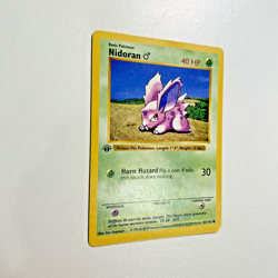 Nidoran M 1st Edition Shadowless 55/102 Base Set Regular LP - Pokemon Card - Image 2