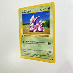 Nidoran M 1st Edition Shadowless 55/102 Base Set Regular LP - Pokemon Card - Image 3