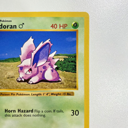Nidoran M 1st Edition Shadowless 55/102 Base Set Regular LP - Pokemon Card - Image 5