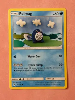 Poliwag~ Crochet Art ~ Cute Pokemon Card ~ Asako Ito Gallery - Image 1