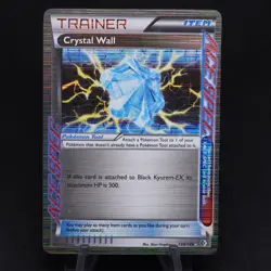 Crystal Wall 139/149 B&W Boundaries Crossed Ace Spec Traininer Pokemon TCG Card - Image 1