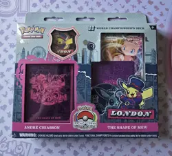 2022 Pokemon World Championships London Deck The Shape of Mew Andre Chiasson 820650852206 - Image 1