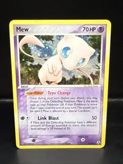 Pokemon Mew TCG Holo Rare Card Legend Maker Series 10/92 Swirl - Image 1