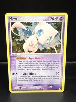 Pokemon Mew TCG Holo Rare Card Legend Maker Series 10/92 Swirl - Image 2