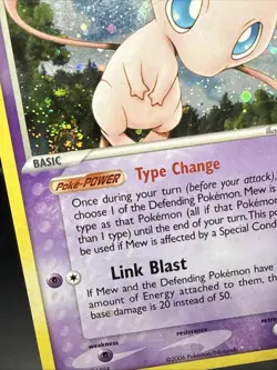 Pokemon Mew TCG Holo Rare Card Legend Maker Series 10/92 Swirl - Image 4