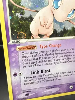 Pokemon Mew TCG Holo Rare Card Legend Maker Series 10/92 Swirl - Image 5