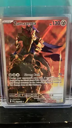 Pokemon TCG Destined Rivals Zamazenta Illustration Rare 201/182 - NM/M - Image 1