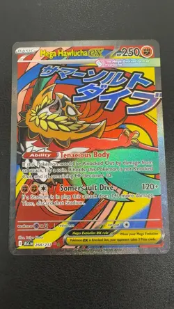 Mega Hawlucha ex 268/217 Mega Attack Rare ME: Ascended Heroes Pokemon Near Mint - Image 1