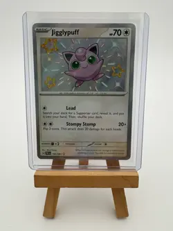 Jigglypuff 198/091 Holo Rare Pokemon Card Paldean Fates 2024 Near Mint - Image 1