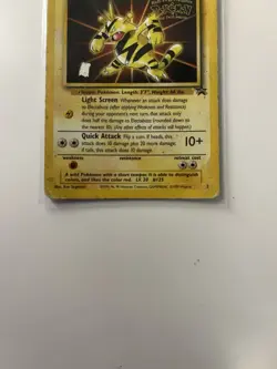 Electabuzz Black Star Movie Promo Stamped WOTC 1999 Pokemon Card - Image 3