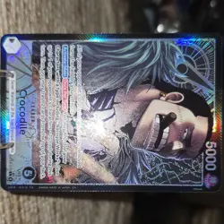 Bandai One Piece CCG Crocodile Leader OP14-079 Special Foil 5000 Power Card - Image 4