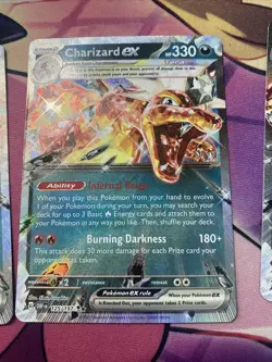 Pokemon TCG Charizard EX Holo Double Rare Card 125/197 Sv03: Obsidian Flames - Image 1