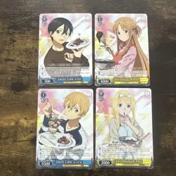 Sword Art Online PR Card Kirito Asuna Eugeo Alice Character - Image 1