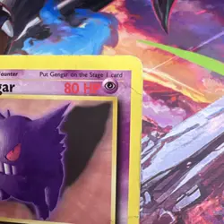 Pokemon TCG Gengar Fossil 20/62 Non-Holo Card Unlimited WOTC 1999 - Image 2