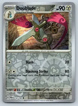 Doublade - Reverse Holo - Paradox Rift 132/182 Pokemon TCG Card - Image 1