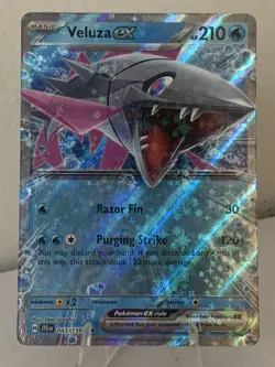 Veluza EX 043/159 Sv09: Journey Together Holo Card (Near Mint Plus) - Image 1