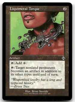 Liquimetal Torque (Retro Frame) #428 (NM) Modern Horizons 2 MH2 Magic MTG - Image 1