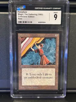 Magic the Gathering Forcefield Collector’s Edition English CGC 9 - Image 1