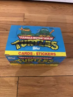 Teenage Mutant Ninja Turtles Trading Card Box 24 Unopened Packs-Topps 1990 TMNT - Image 1