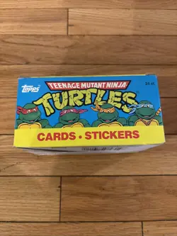 Teenage Mutant Ninja Turtles Trading Card Box 24 Unopened Packs-Topps 1990 TMNT - Image 2