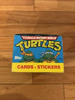Teenage Mutant Ninja Turtles Trading Card Box 24 Unopened Packs-Topps 1990 TMNT - Image 5