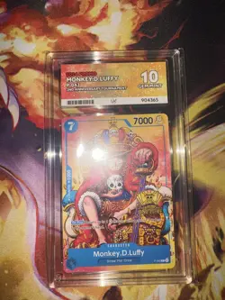 ACE 10 - Monkey.D.Luffy - P-043 - Promo - One Piece - 2nd Anniversary Stamped - Image 1